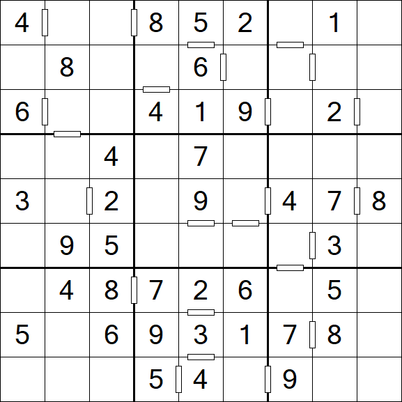 Consecutive Sudoku - Einfach