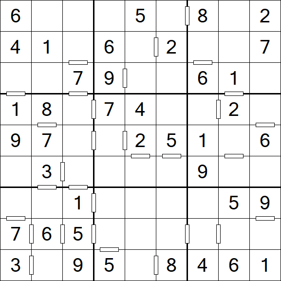 Consecutive Sudoku - Einfach