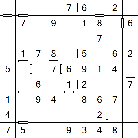 Consecutive Sudoku - Einfach