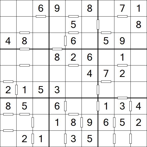 Consecutive Sudoku - Einfach