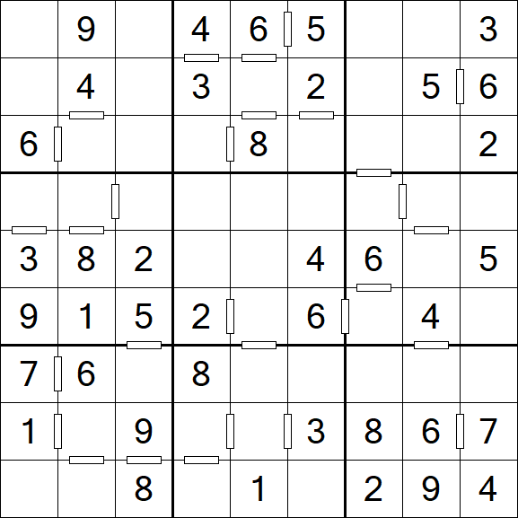 Consecutive Sudoku - Einfach