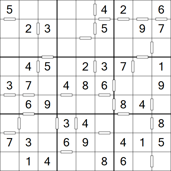 Consecutive Sudoku - Einfach