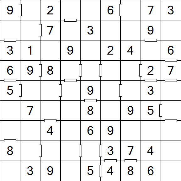 Consecutive Sudoku - Einfach