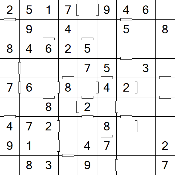 Consecutive Sudoku - Fácil