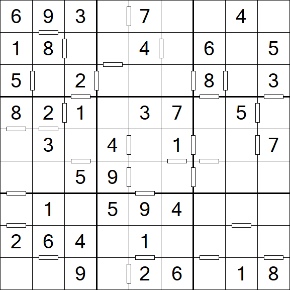 Consecutive Sudoku - Einfach