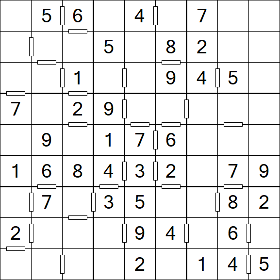 Consecutive Sudoku - Einfach