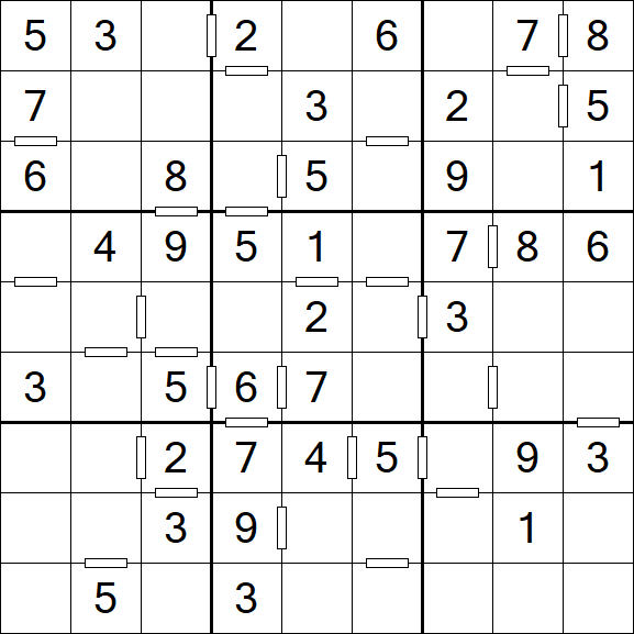 Consecutive Sudoku - Einfach