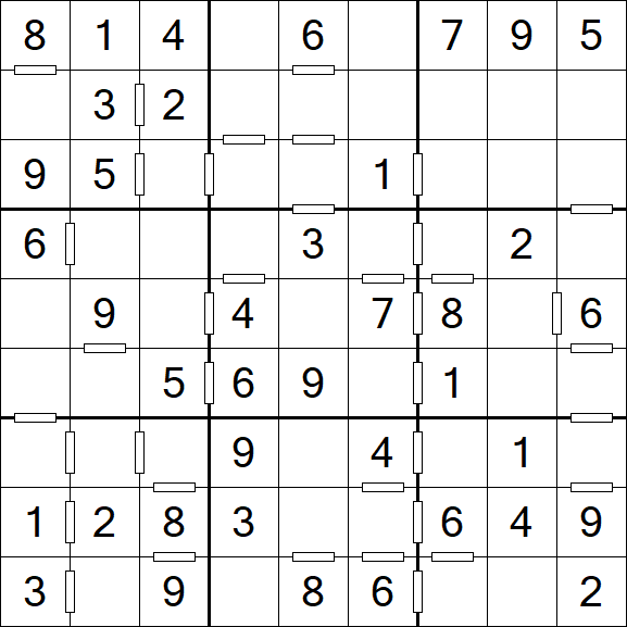Consecutive Sudoku - Einfach