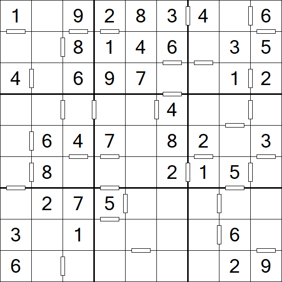 Consecutive Sudoku - Einfach