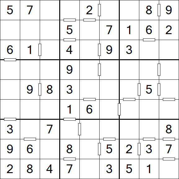 Consecutive Sudoku - Fácil