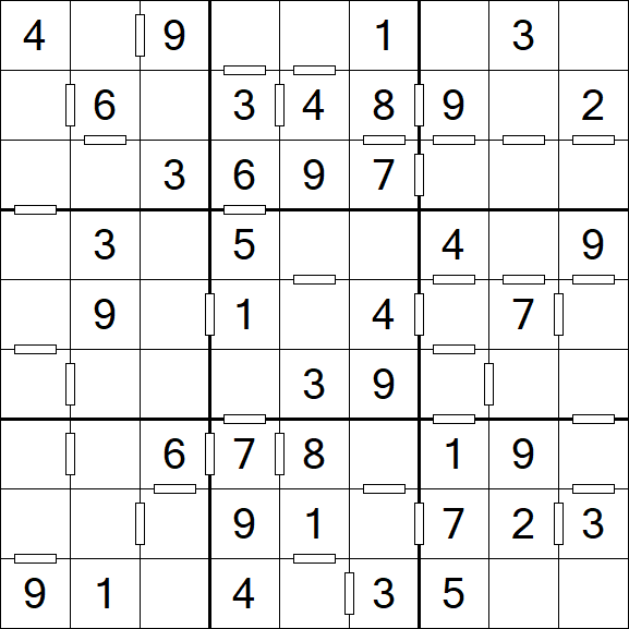 Consecutive Sudoku - Fácil