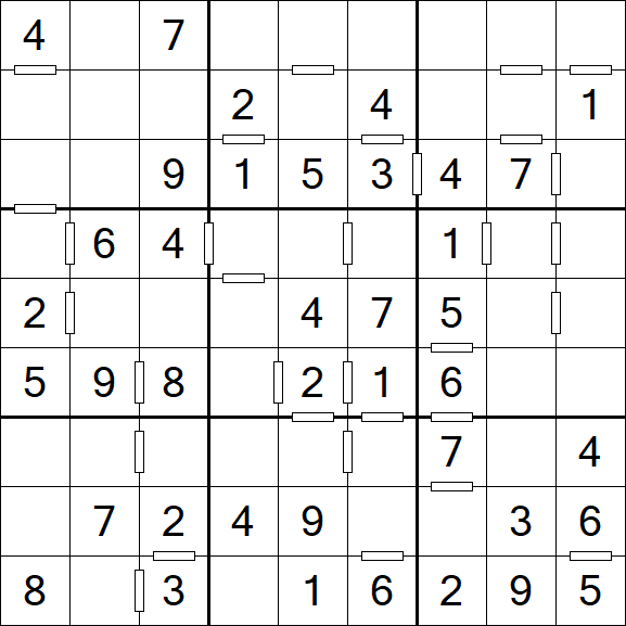 Consecutive Sudoku - Fácil