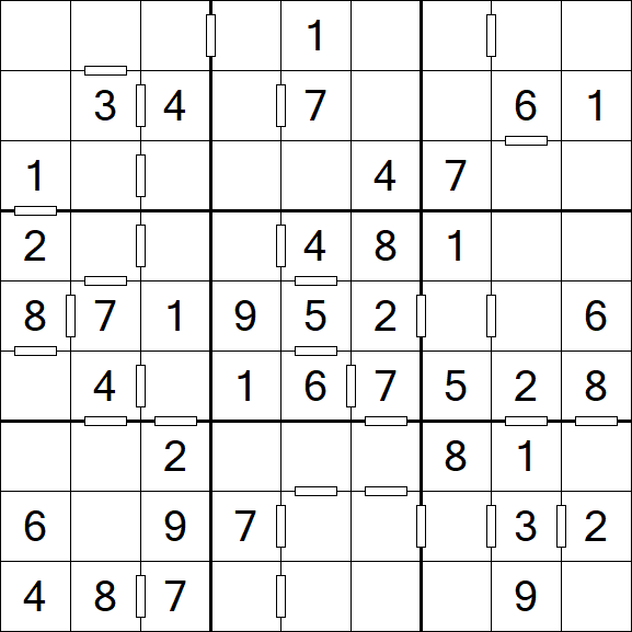Consecutive Sudoku - Fácil