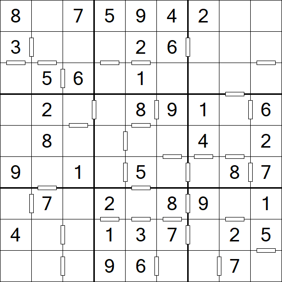Consecutive Sudoku - Fácil