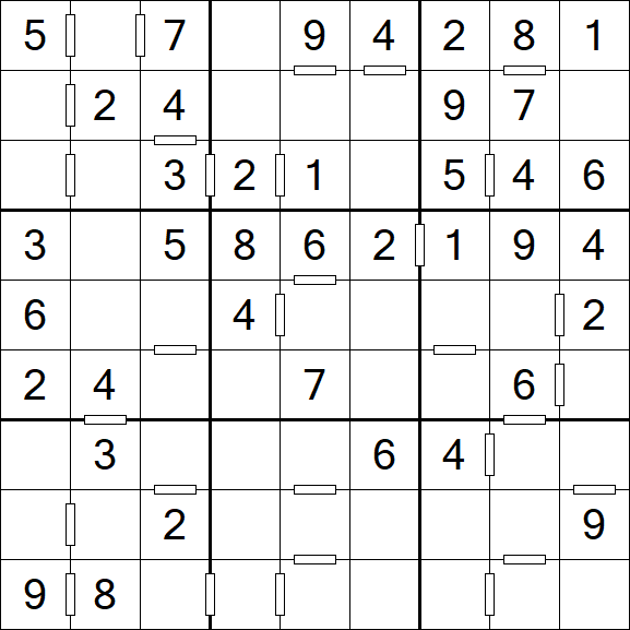 Consecutive Sudoku - Fácil