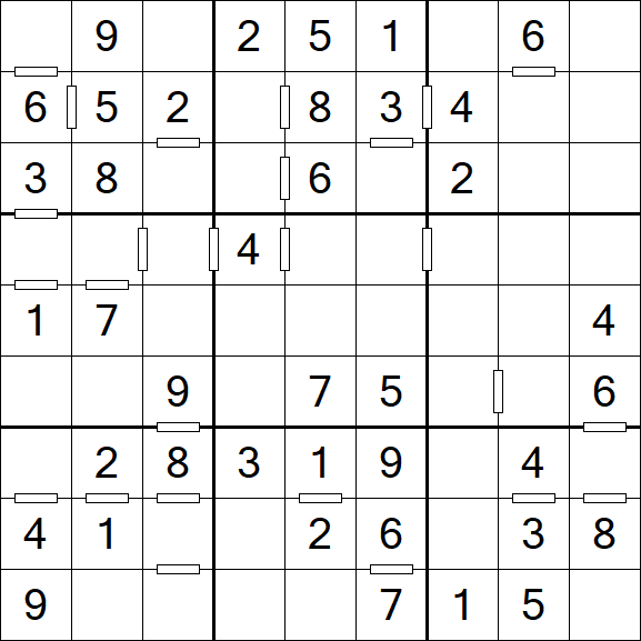Consecutive Sudoku - Fácil