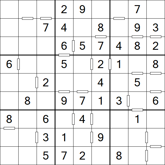 Consecutive Sudoku - Einfach