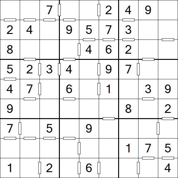 Consecutive Sudoku - Fácil