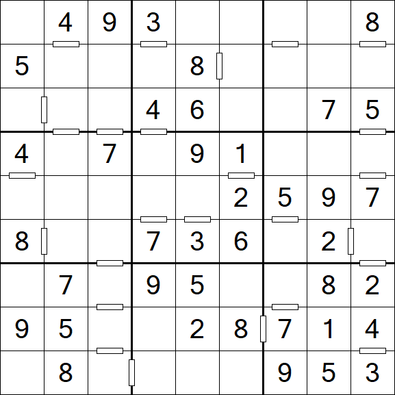 Consecutive Sudoku - Fácil