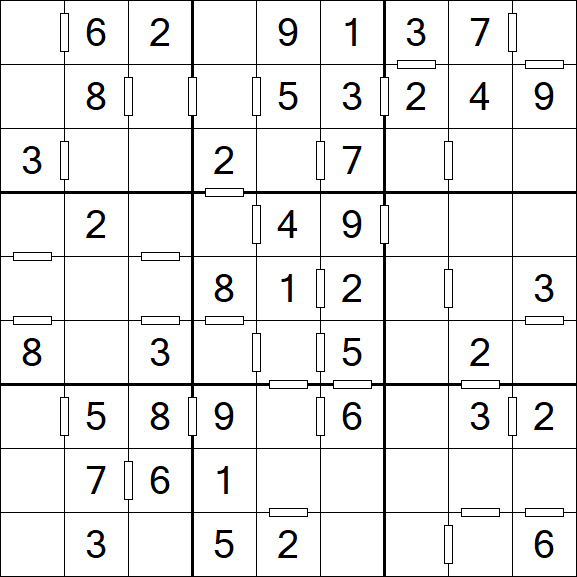 Consecutive Sudoku - Einfach