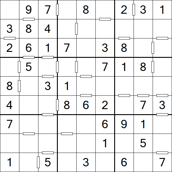 Consecutive Sudoku - Fácil