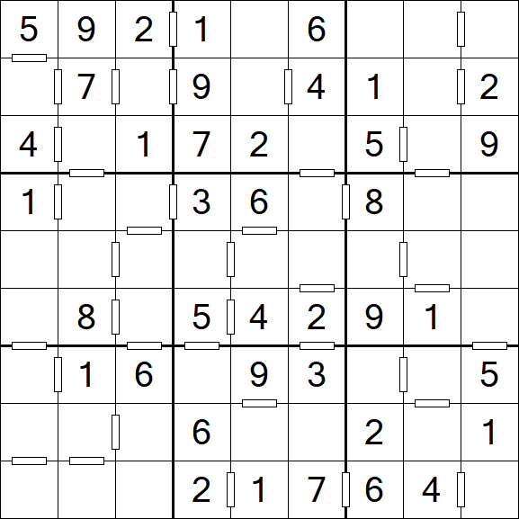 Consecutive Sudoku - Einfach
