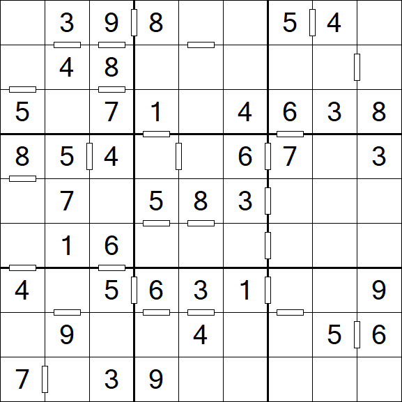 Consecutive Sudoku - Fácil
