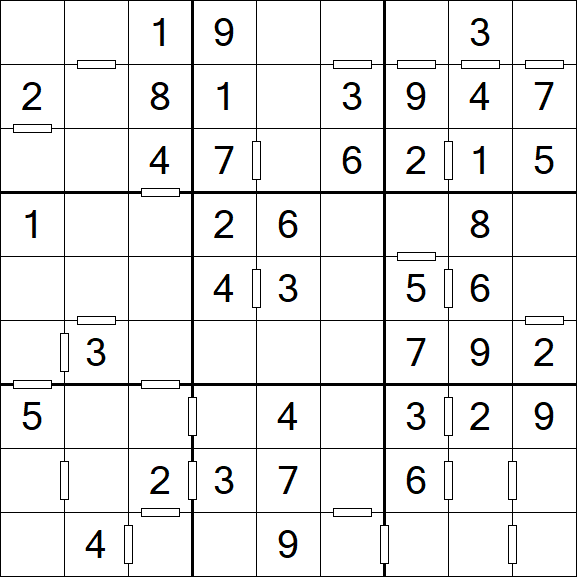 Consecutive Sudoku - Fácil