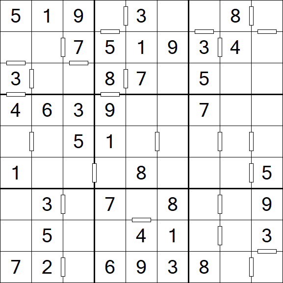 Consecutive Sudoku - Fácil