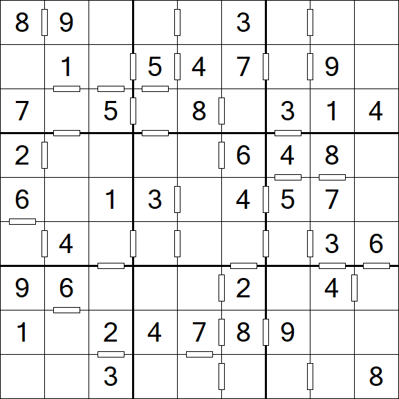 Consecutive Sudoku - Fácil