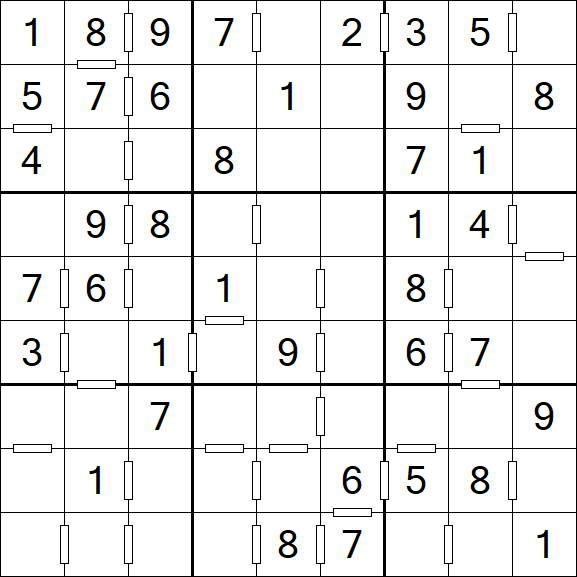 Consecutive Sudoku - Fácil