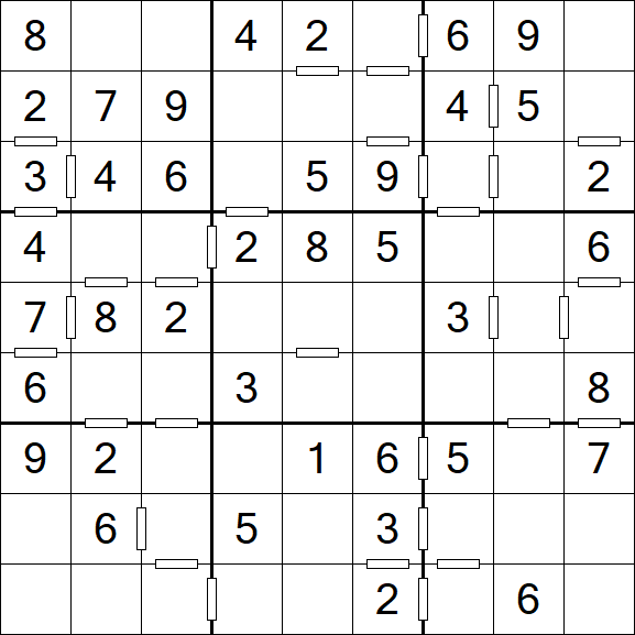 Consecutive Sudoku - Fácil