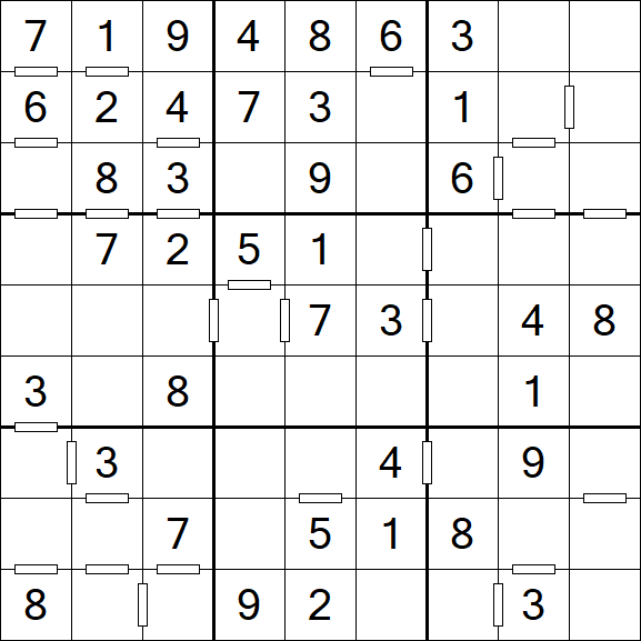 Consecutive Sudoku - Fácil
