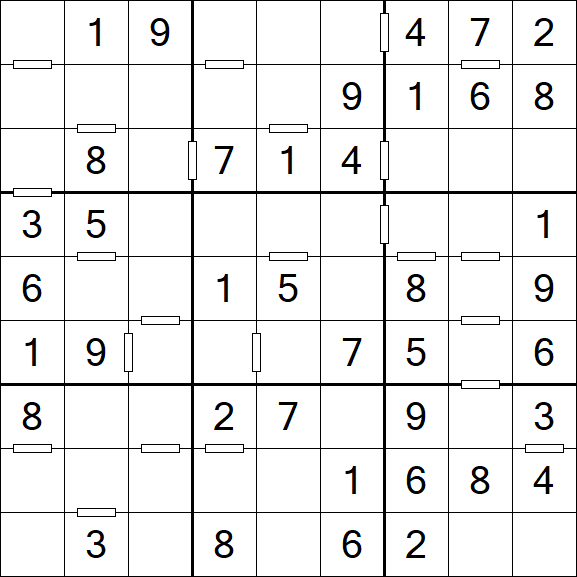 Consecutive Sudoku - Fácil