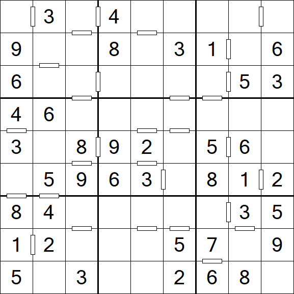 Consecutive Sudoku - Fácil