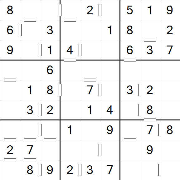 Consecutive Sudoku - Fácil