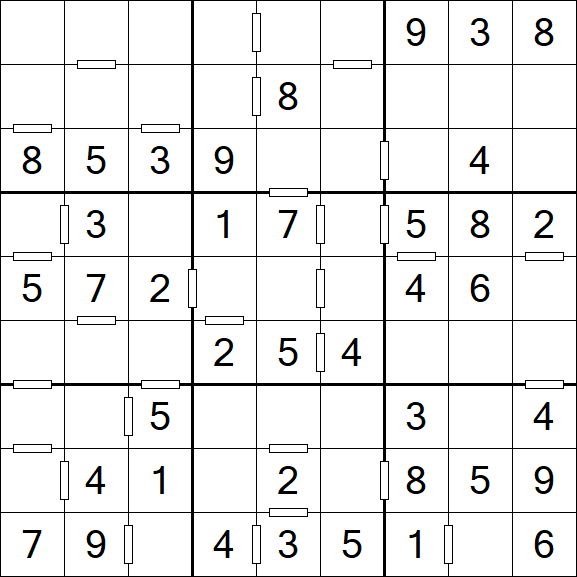 Consecutive Sudoku - Easy