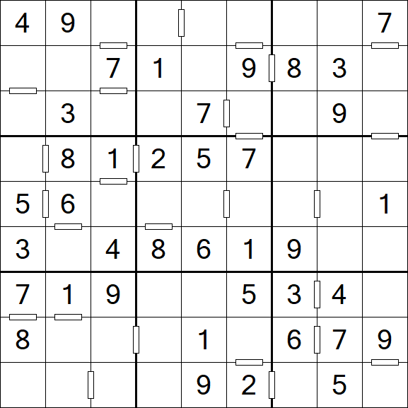 Consecutive Sudoku - Easy