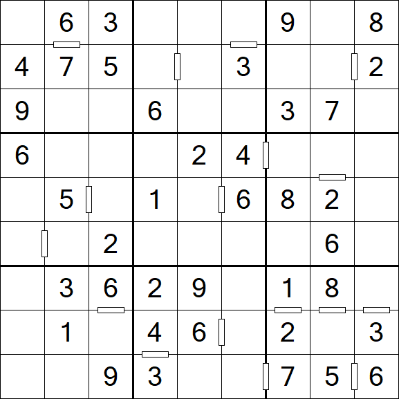 Consecutive Sudoku - Simple