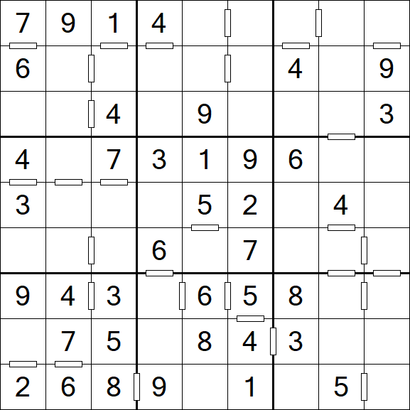 Consecutive Sudoku - Simple