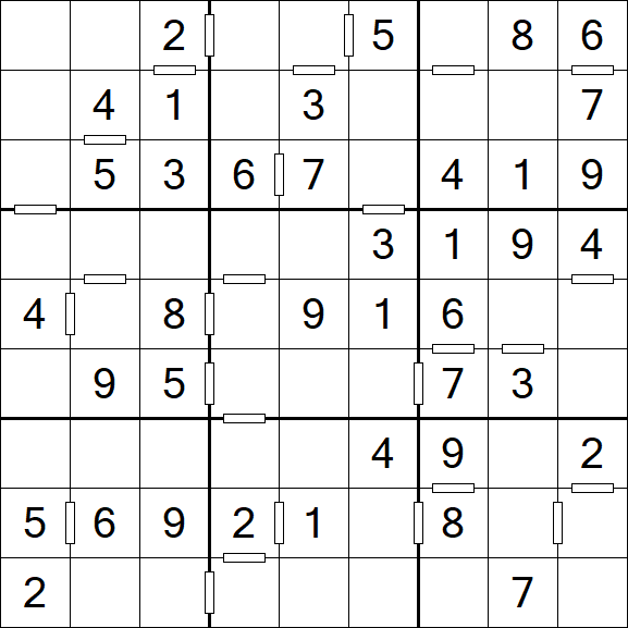 Consecutive Sudoku - Simple