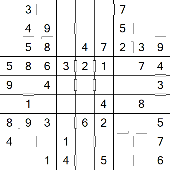 Consecutive Sudoku - Simple