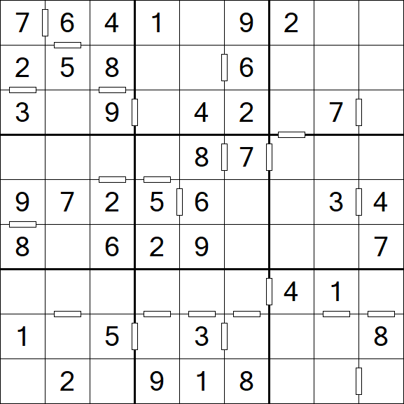 Consecutive Sudoku - Simple