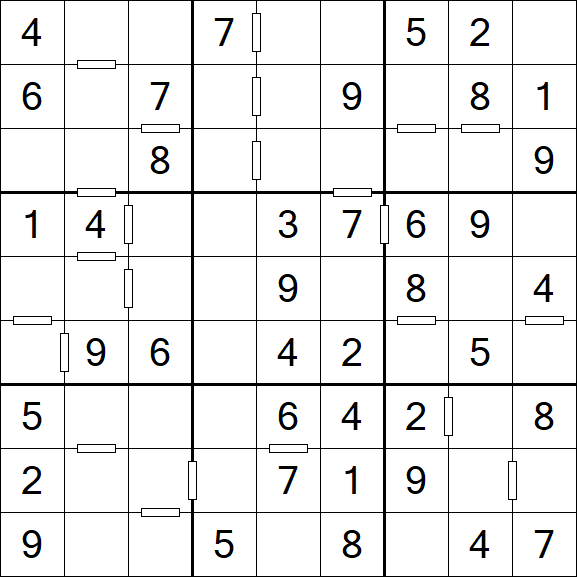 Consecutive Sudoku - Simple