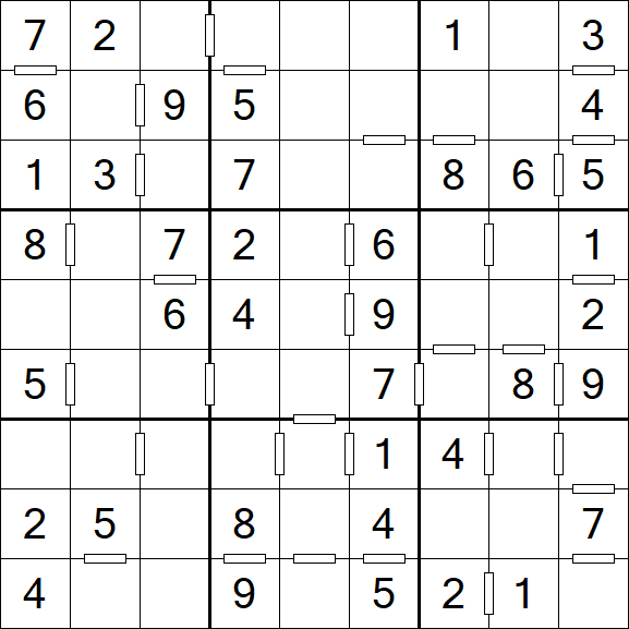Consecutive Sudoku - Simple