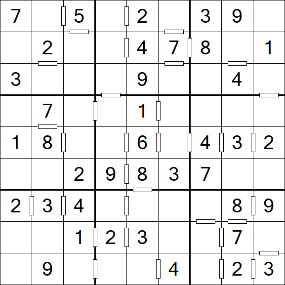 Consecutive Sudoku - Simple