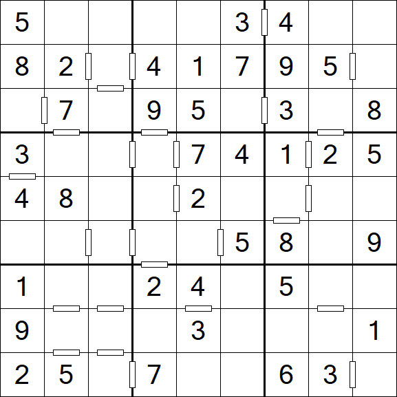 Consecutive Sudoku - Simple