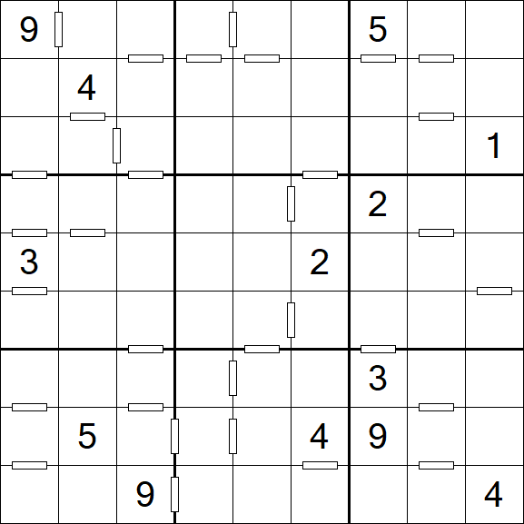 Consecutive Sudoku - Difícil