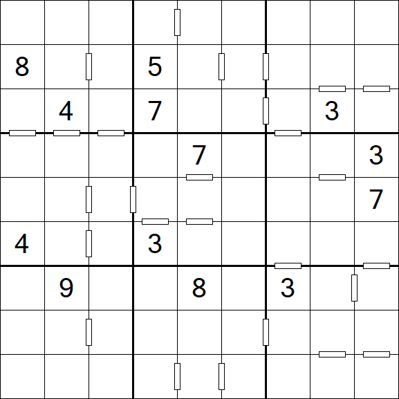 Consecutive Sudoku - Difícil