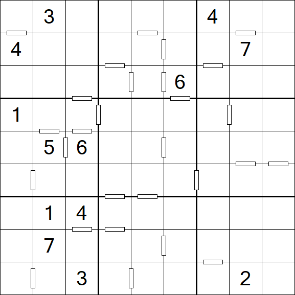 Consecutive Sudoku - Difícil